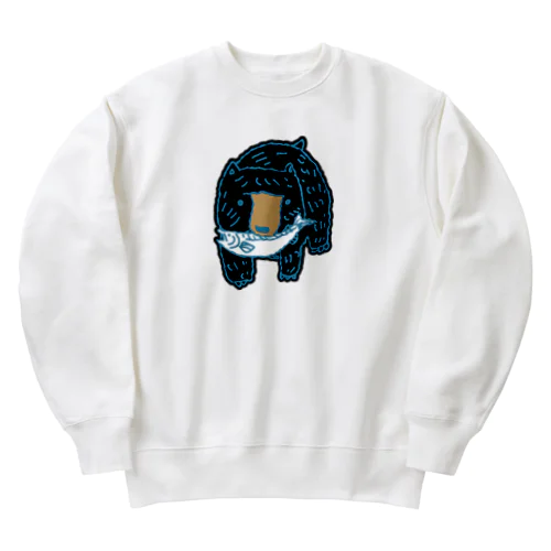 キムンカムイくん Heavyweight Crew Neck Sweatshirt