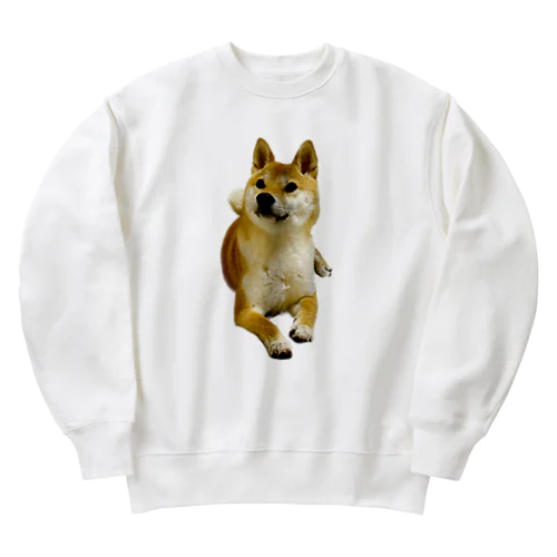 柴犬おかゆ Heavyweight Crew Neck Sweatshirt