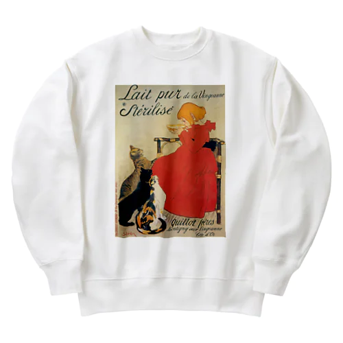 ヴァンジャンヌの殺菌牛乳 / Pure Sterilized Milk Heavyweight Crew Neck Sweatshirt