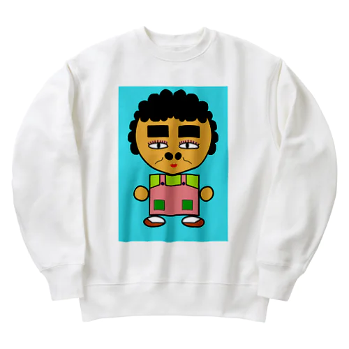 げんまん母 Heavyweight Crew Neck Sweatshirt