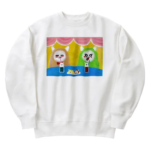 アルパカ×カフェ Heavyweight Crew Neck Sweatshirt