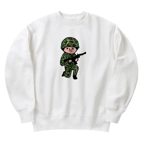 ミリタリー？ Heavyweight Crew Neck Sweatshirt