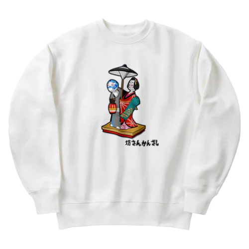 坊さんかんざし Heavyweight Crew Neck Sweatshirt