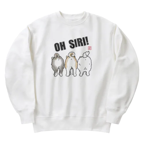 OH SIRI!　まいにちあきたちゃん　秋田犬 Heavyweight Crew Neck Sweatshirt