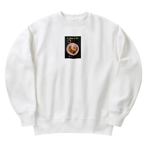 No Gapao,No Life Heavyweight Crew Neck Sweatshirt