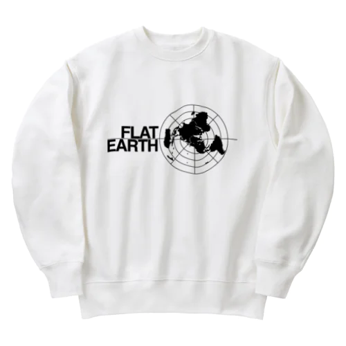 フラットアースMAPグッズ01 Heavyweight Crew Neck Sweatshirt