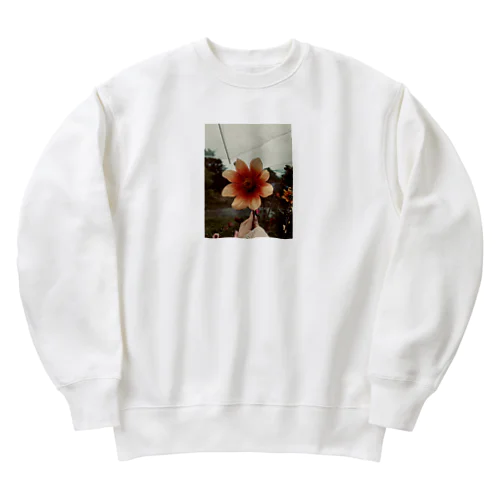 お花(ダリア) Heavyweight Crew Neck Sweatshirt