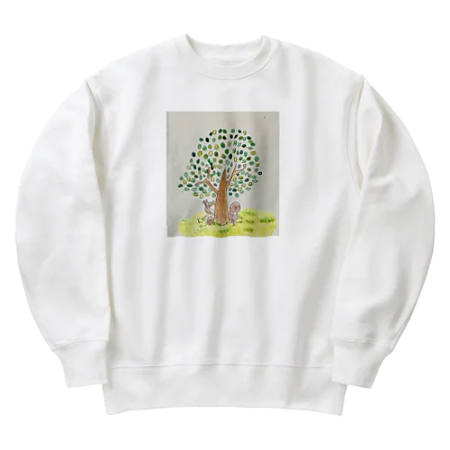 カブ君とカブミちゃん、ひと休み。 Heavyweight Crew Neck Sweatshirt