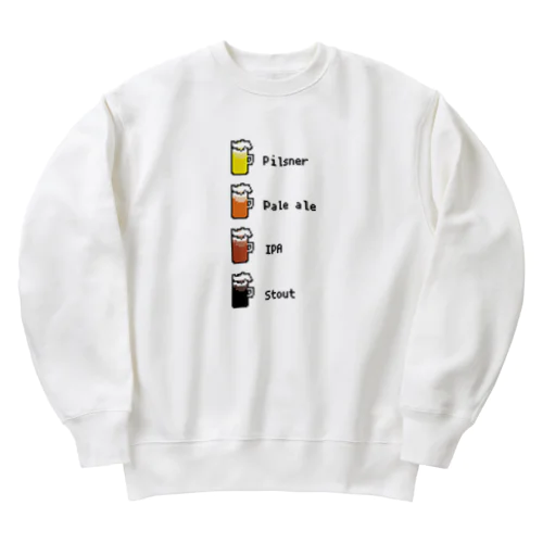 ビールのカラーチャート Heavyweight Crew Neck Sweatshirt