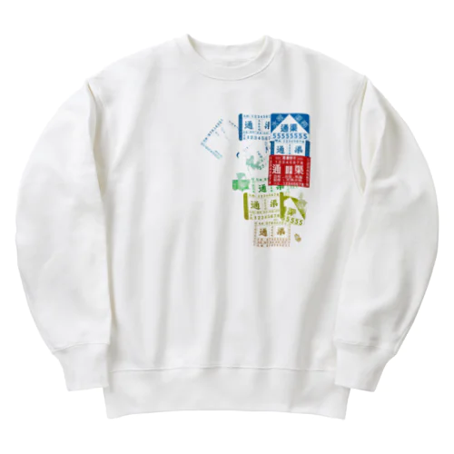 通渠② Heavyweight Crew Neck Sweatshirt