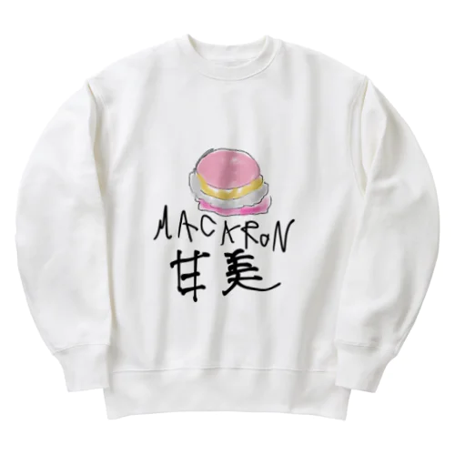 マカロンの誘惑 Heavyweight Crew Neck Sweatshirt