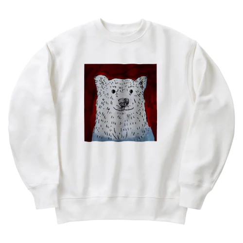 ホッキョクグマ Heavyweight Crew Neck Sweatshirt