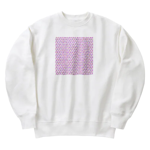 墓暴キクラゲ模様 Heavyweight Crew Neck Sweatshirt