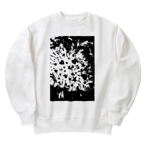 ⭐︎♡ (ホワイトブラック) Heavyweight Crew Neck Sweatshirt