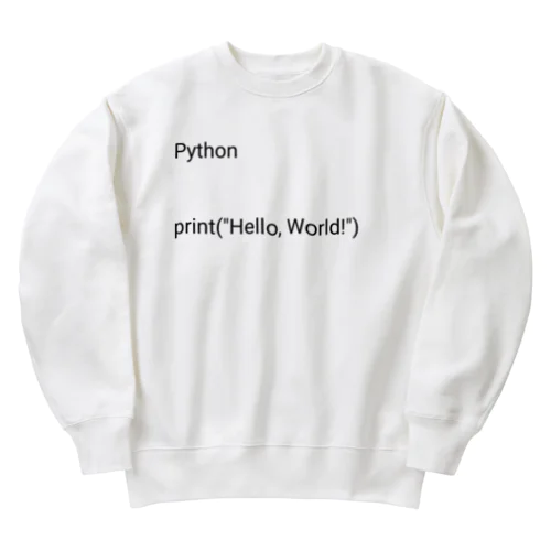 Pythonくん Heavyweight Crew Neck Sweatshirt