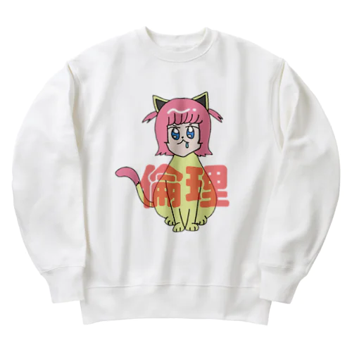 倫理猫 Heavyweight Crew Neck Sweatshirt