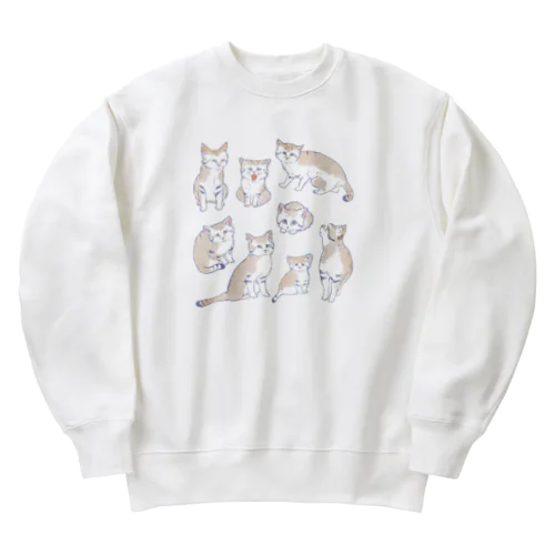 スナネコ Heavyweight Crew Neck Sweatshirt