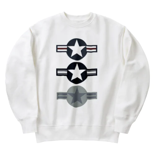 米軍航空機識別マーク Heavyweight Crew Neck Sweatshirt