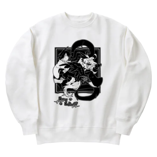 NADU×KURO(淡色地向け) Heavyweight Crew Neck Sweatshirt