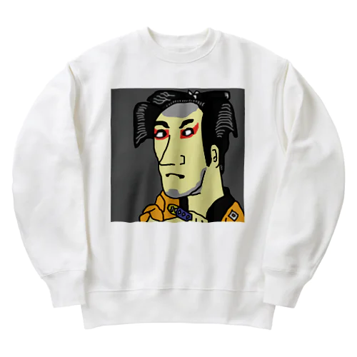 市川男女蔵の奴一平 Heavyweight Crew Neck Sweatshirt