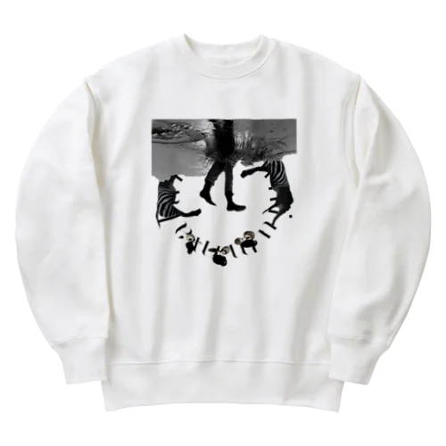 悪い夢  《シンプルドット》 Heavyweight Crew Neck Sweatshirt