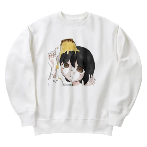 プリンちゃん Heavyweight Crew Neck Sweatshirt