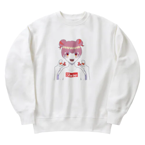 某ブランドから怒られそうなTシャツを着た女の子 ヘビーウェイトスウェット