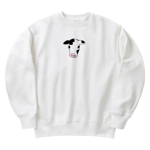 子牛ちゃん（ツノあり） Heavyweight Crew Neck Sweatshirt