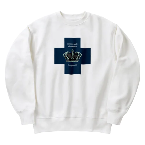 メディカルクラウン十字シリーズ Heavyweight Crew Neck Sweatshirt