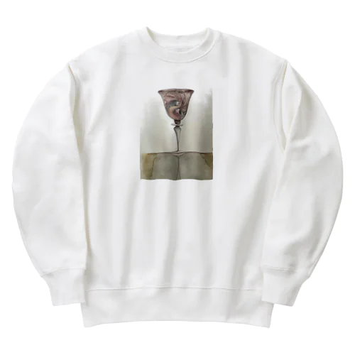 朱cardinal Heavyweight Crew Neck Sweatshirt