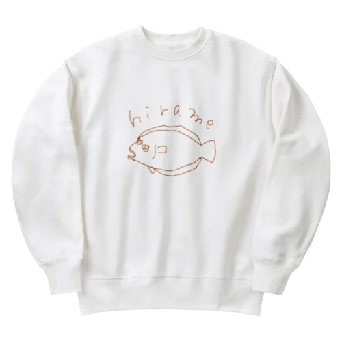 ゆるヒラメ Heavyweight Crew Neck Sweatshirt