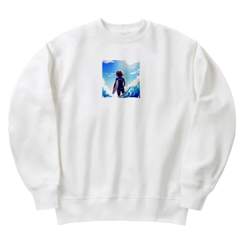 サーファー女子 Heavyweight Crew Neck Sweatshirt