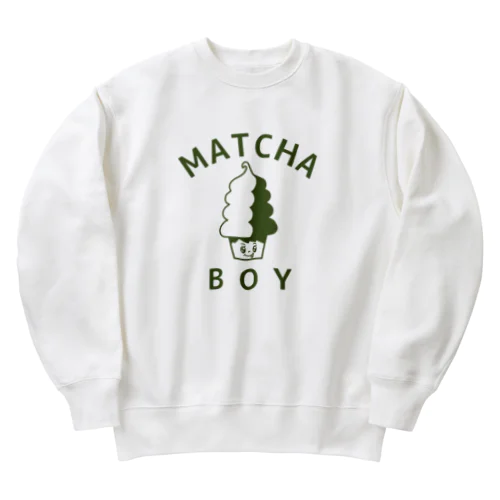 MATCHA BOY ヘビーウェイトスウェット