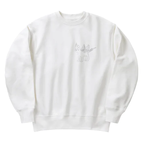 トリいぬ Heavyweight Crew Neck Sweatshirt