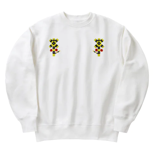 ふみきりツインズ Heavyweight Crew Neck Sweatshirt