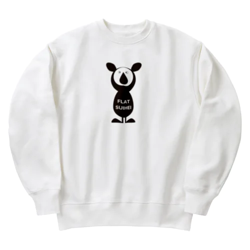 水平くん Heavyweight Crew Neck Sweatshirt