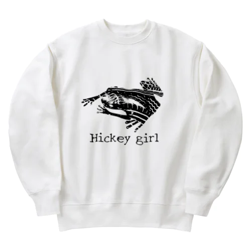 Hickey girl（ヒキガエル） Heavyweight Crew Neck Sweatshirt