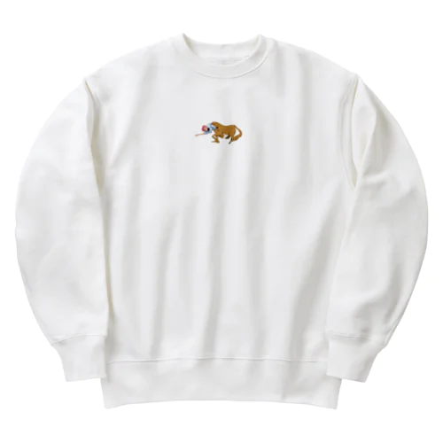 馬と女性 Heavyweight Crew Neck Sweatshirt