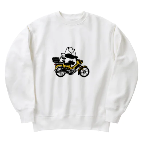 クロスカブ　綺麗な黄色 Heavyweight Crew Neck Sweatshirt