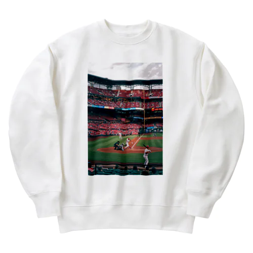 ラーメンマッスル　メジャーリーグ⚾️ Heavyweight Crew Neck Sweatshirt