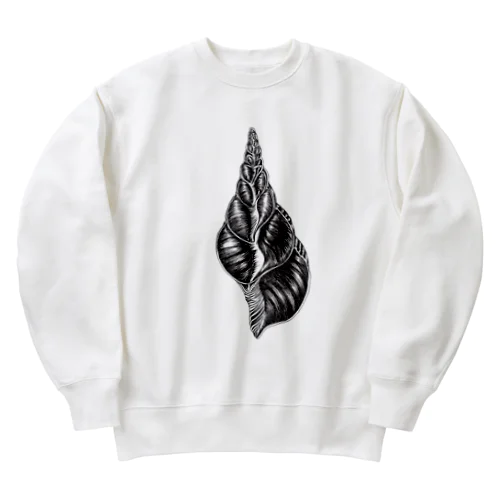 巻き貝が好き Heavyweight Crew Neck Sweatshirt