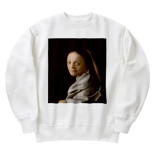 少女 / Portrait of a Young Woman Heavyweight Crew Neck Sweatshirt