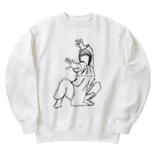 パワーガール Heavyweight Crew Neck Sweatshirt