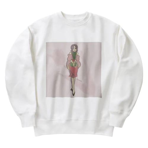 【Manu】チューリップコーデ Heavyweight Crew Neck Sweatshirt