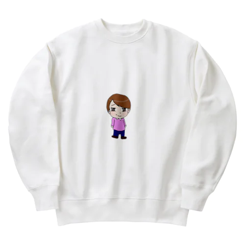 愛想笑いちゃん Heavyweight Crew Neck Sweatshirt