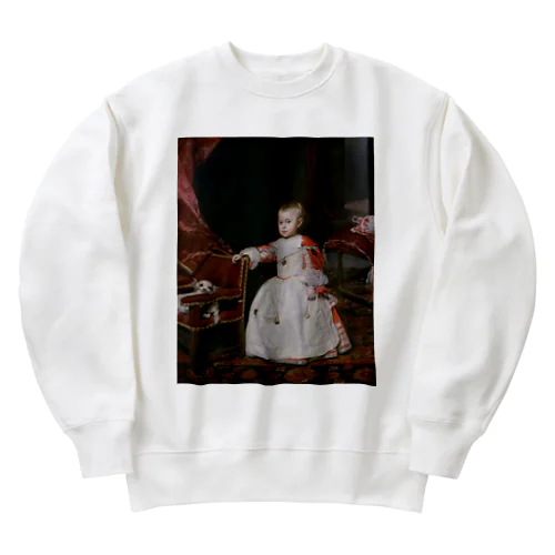 皇太子フェリペ・プロスぺロの肖像 / Portrait of Prince Philip Prospero Heavyweight Crew Neck Sweatshirt