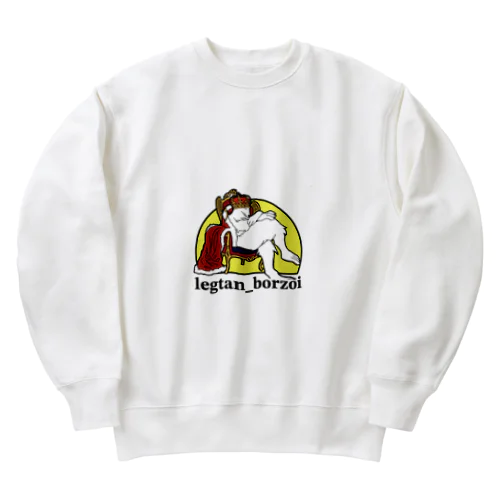 夢見るボルゾイ Heavyweight Crew Neck Sweatshirt