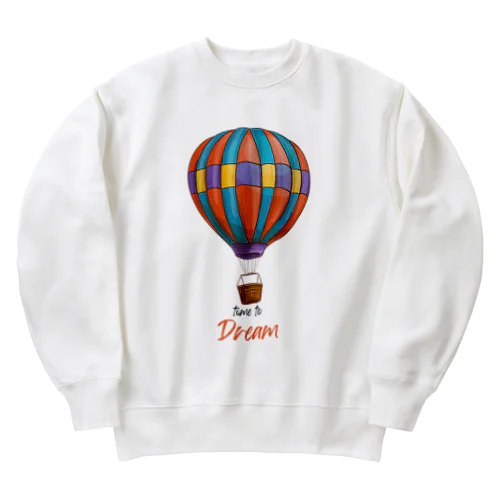 気球DREAM Heavyweight Crew Neck Sweatshirt