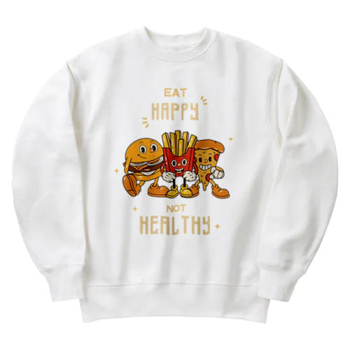 EAT HAPPY Heavyweight Crew Neck Sweatshirt