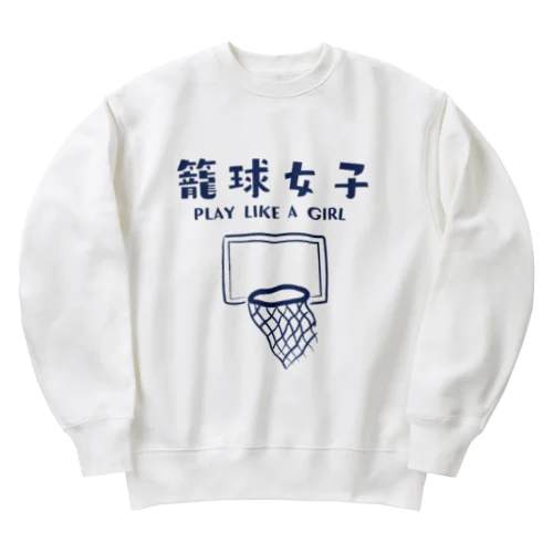 SPORTS女子「籠球女子」 Heavyweight Crew Neck Sweatshirt